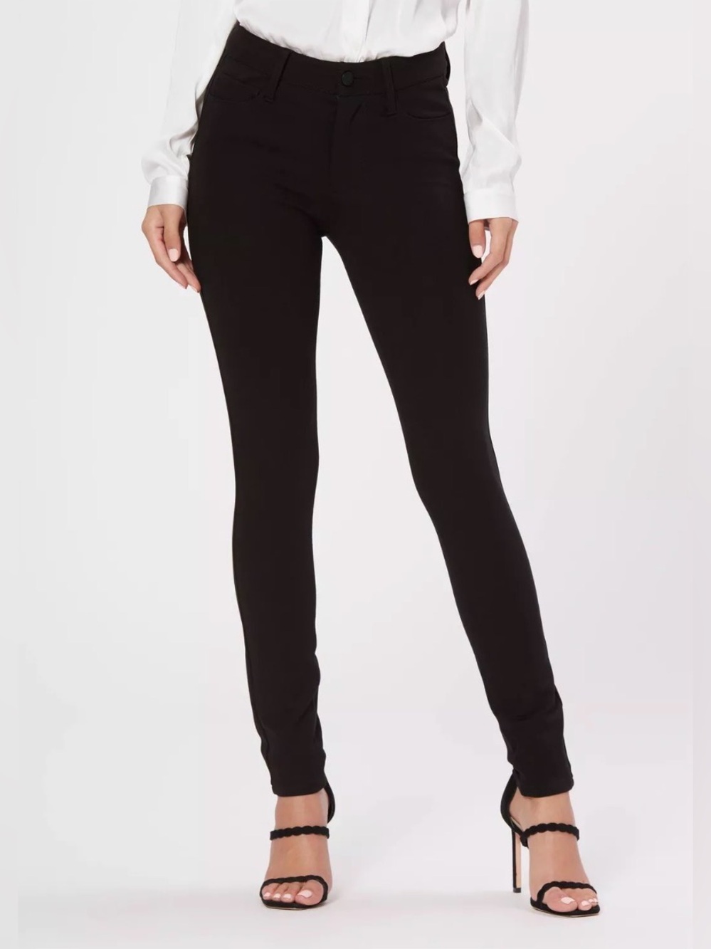 Paige Ultra Skinny Jeans Black Size 29| High Rise Stretch Denim | Classic